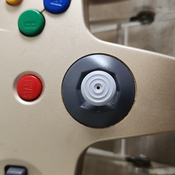 Nintendo 64 N64 Gold Controller Authentic OEM NUS-005 TESTED WORKS - Picture 4 of 10